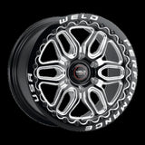 Weld Racing 17x10 Laguna 6 Bead Lock 6x135 BP 42 Offset 7.25 BS 87.1 Bore - Gloss Black MIL