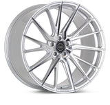 Vossen HF-4T 20x10.5 / 5x114.3 / ET45 / Deep Face / 73.1 - Silver Polished - Left Wheel