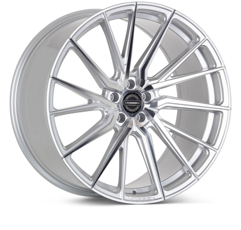 Vossen HF-4T 20x10.5 / 5x120 / ET42 / Deep Face / 72.56 - Silver Polished - Left Wheel