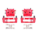 Power Stop 16-17 Subaru Crosstrek Front Red Calipers w/Brackets - Pair