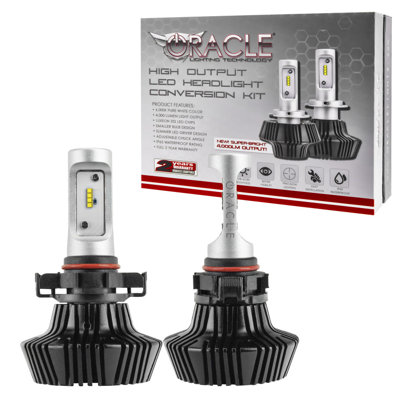 Oracle PSX24w/ 2504 4000 Lumen LED Headlight Bulbs (Pair) - 6000K SEE WARRANTY