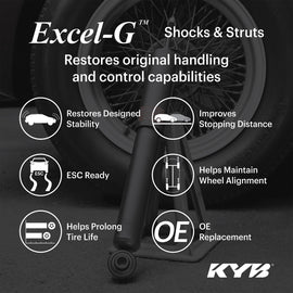 KYB 14-19 Mercedes-Benz CLA250 (Exc. Sport Package & Elect. Susp.) Excel-G Gas Strut - Front Right