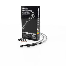 Load image into Gallery viewer, Goodridge 94-00 BMW F650 Clear Rear SS Brake Lines w/Black Fittings