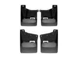 WeatherTech 20-24 Chevrolet Silverado 2500HD/3500HD w/o OE Splash Guards No Drill Mudflaps - Black