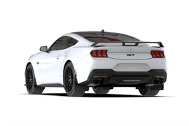 Rally Armor 2024+ Ford Mustang Black UR Mud Flap w/ Metallic Black Logo