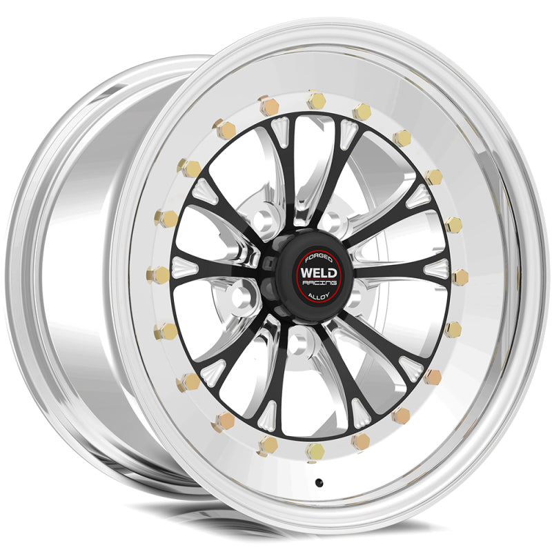 Weld Vitesse 15x10 / 5x4.5 BP / 3.5in. BS Black Wheel - Non-Beadlock