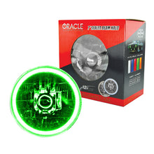 Load image into Gallery viewer, Oracle Pre-Installed Lights 7 IN. Sealed Beam - Green Halo SEE WARRANTY