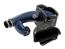 Load image into Gallery viewer, aFe 17-24 Ford F-150 Track Series Blue Kevlar Carbon Fiber C/A Intake System w/Black Pro 5R Filter