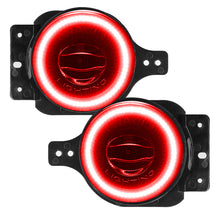 Load image into Gallery viewer, Oracle Jeep Wrangler JL/Gladiator JT Sport High Performance W LED Fog Lights - Red SEE WARRANTY