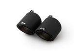 Remus Carbon 102mm Short Style Angled w/Titanium Internals Tail Pipe Set (Pair)