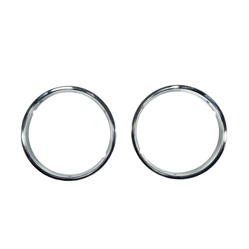 Omix Headlight Bezels Chrome 97-06 Jeep Wrangler