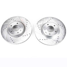 Load image into Gallery viewer, Power Stop 07-13 Mazda 3 Front Evolution Drilled &amp; Slotted Rotors - Pair