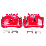 Power Stop 03-19 Chevrolet Express 3500 Front Red Calipers w/Brackets - Pair