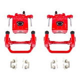 Power Stop 07-12 Nissan Altima Rear Red Calipers w/Brackets - Pair