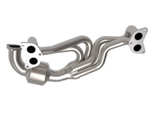 Load image into Gallery viewer, aFe Twisted Steel 304 Stainless Steel Header w/ Cat 13-19 Subaru Outback H4-2.4L