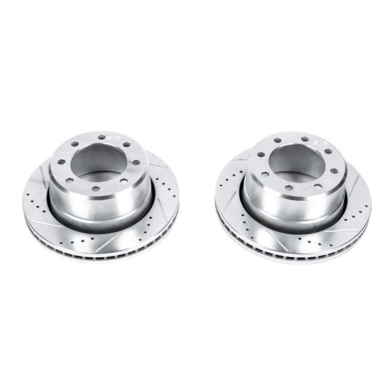 Power Stop 11-12 Ram 3500 Rear Drilled & Slotted Rotor - Pair