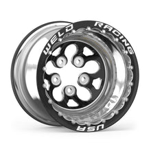 Load image into Gallery viewer, Weld Alpha-1 15x12 / 5x4.5 BP / 5in. BS Black Wheel - Black Double Beadlock MT