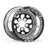 Weld Alpha-1 15x12 / 5x4.5 BP / 3in. BS Black Wheel - Black Double Beadlock MT