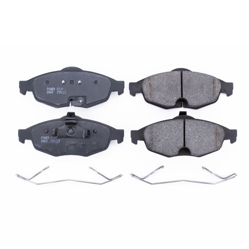 Power Stop 01-06 Chrysler Sebring Front Z17 Evolution Ceramic Brake Pads w/Hardware