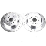 Power Stop 14-16 Acura MDX Rear Evolution Drilled & Slotted Rotors - Pair