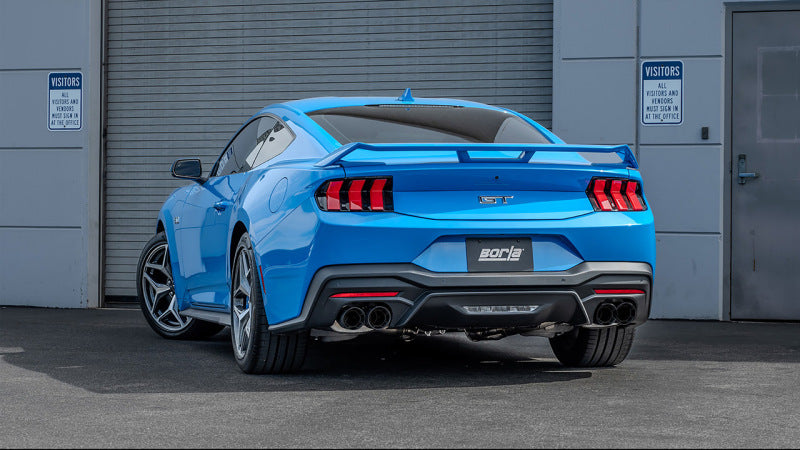 Borla 2024 Ford Mustang GT 5.0L V8 w/ Active Exhaust ATAK Cat-Back Exhaust System - Carbon Fiber