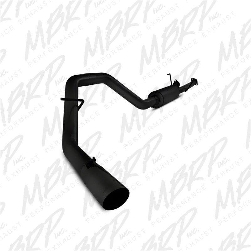 MBRP 2009-2014 Toyota Tundra 5.7L EC-Std. & SB/CC-SB 3in Cat-Back Single Side AL - Black