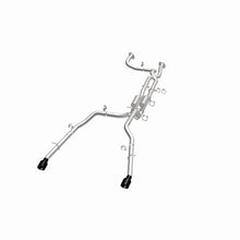 Load image into Gallery viewer, MagnaFlow 2025 Ram 1500 RHO SPEQ Series Black Chrome Cat-Back Performance Exhaust System