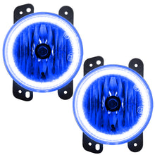 Load image into Gallery viewer, Oracle Lighting 10-15 Jeep Wrangler JK Pre-Assembled LED Halo Fog Lights -Blue SEE WARRANTY