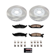 Load image into Gallery viewer, Power Stop 96-00 Plymouth Breeze Front Semi-Coated Rotor Kit