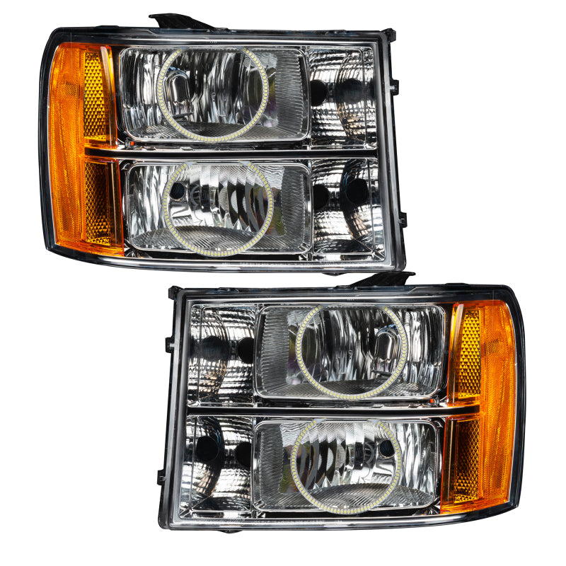 Oracle Lighting 07-13 GMC Sierra Pre-Assembled LED Halo Headlights -UV/Purple SEE WARRANTY