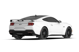 Rally Armor 2024+ Ford Mustang Black UR Mud Flap w/ Metallic Black Logo