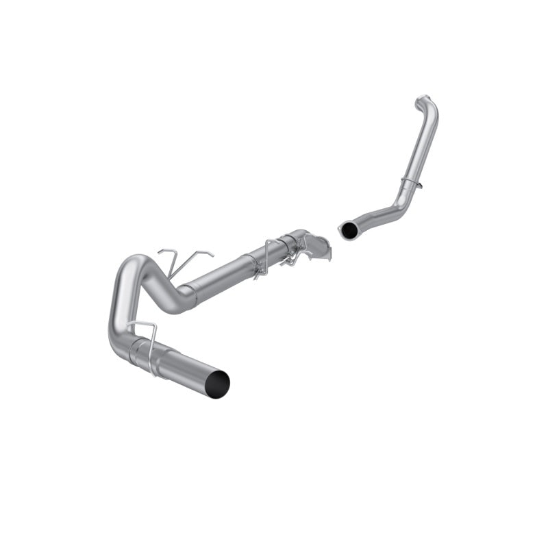 MBRP 03-07 Ford F-250/350 6.0L EC/CC Turbo Back Single Side (Stock Cat) - no Muffler