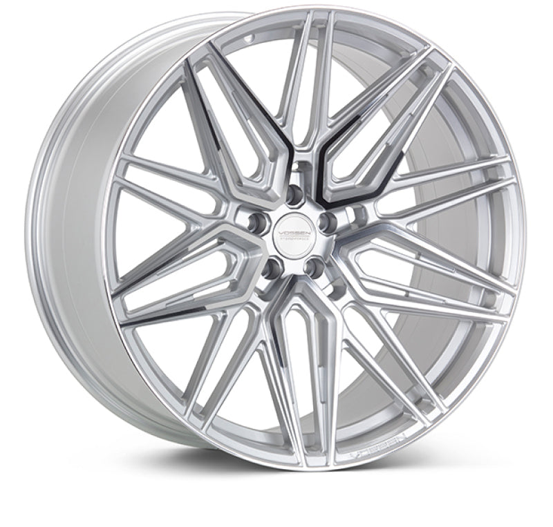 Vossen HF-7 21x10.5 / 5x112 / ET25 / Deep Face / 66.5 - Silver Polished Wheel