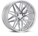 Vossen HF-7 20x10 / 5x112 / ET50 / Deep Face / 66.5 - Silver Polished Wheel