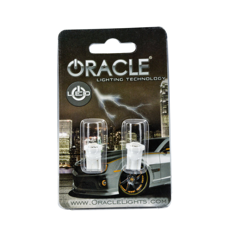 Oracle T10 1 LED 3-Chip SMD Bulbs (Pair) - Amber SEE WARRANTY