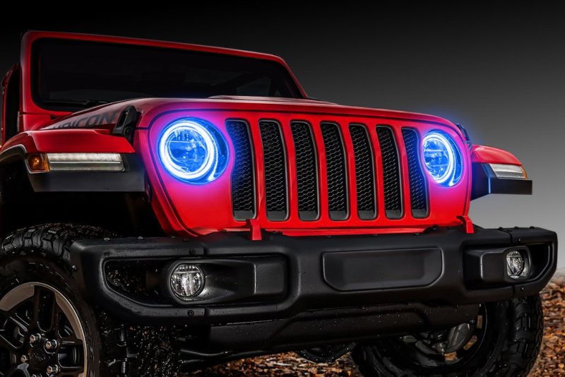 ORACLE Lighting Jeep Wrangler JL/Gladiator JT LED Surface Mount Headlight Halo Kit SEE WARRANTY