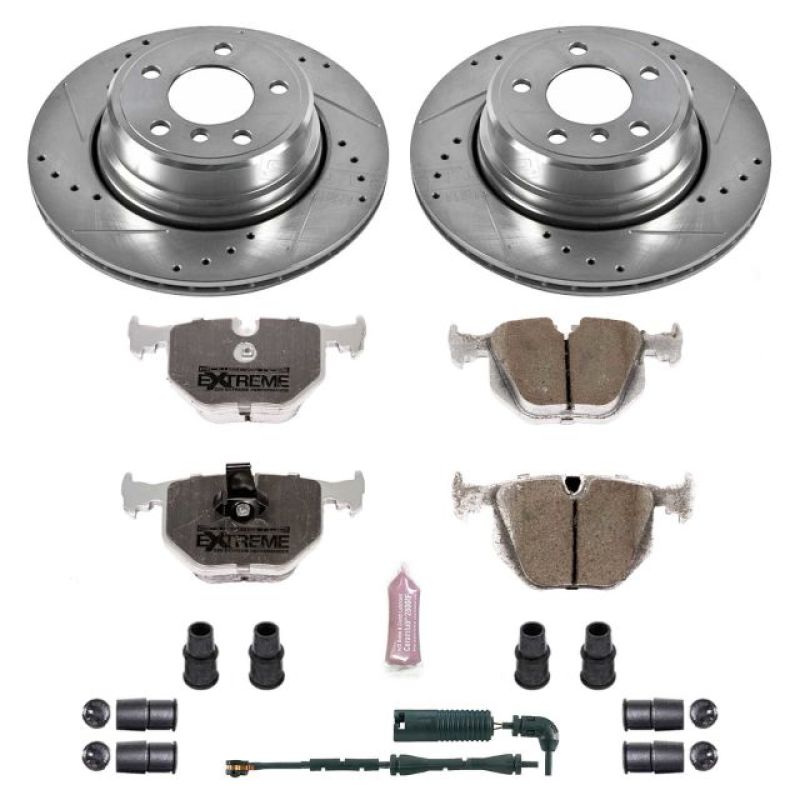 Power Stop 02-06 BMW X5 Rear Z26 Street Warrior Brake Kit