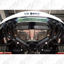 Load image into Gallery viewer, MBRP 18-20 Ford Mustang GT 2.5in Black Coated Non Active Dual Axle Back Exhaust - 4in Dual Wall Tips