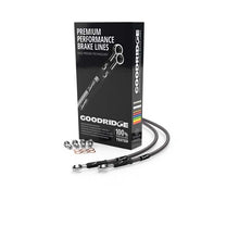 Load image into Gallery viewer, Goodridge 83-91 Kawasaki GPZ550 (ZX550A) Carbon Front SS Brake Lines