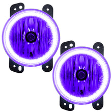 Load image into Gallery viewer, Oracle Lighting 10-15 Jeep Wrangler JK Pre-Assembled LED Halo Fog Lights -UV/Purple SEE WARRANTY