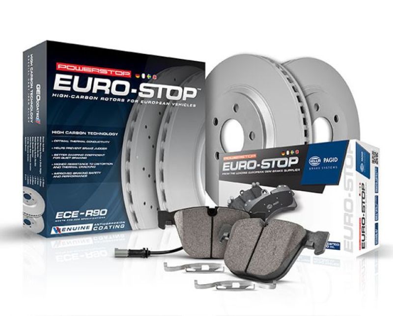 Power Stop 01-05 BMW 325xi Front Euro-Stop Brake Kit