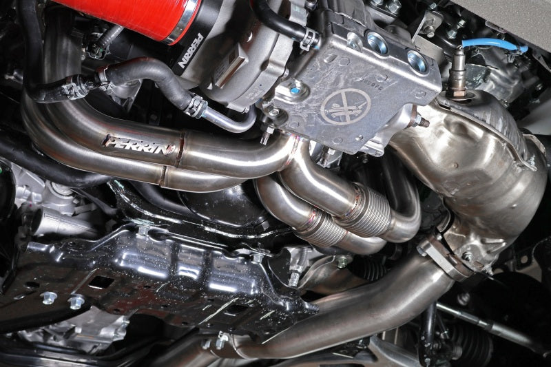 Perrin 22-24 Subaru WRX / 20-24 OBXT & Legacy XT / 19-24 Ascent Equal Length Header - Brushed SS