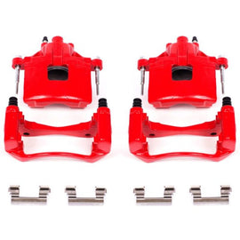 Power Stop 00-05 Buick LeSabre Front Red Calipers w/Brackets - Pair
