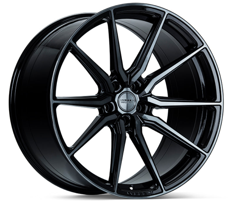 Vossen HF-3 22x10.5 / 5x112 / ET42 / Deep Face / 66.5 - Double Tinted - Gloss Black Wheel