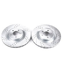 Load image into Gallery viewer, Power Stop 05-10 Chrysler 300 Front Evolution Drilled &amp; Slotted Rotors - Pair