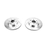 Power Stop 15-19 Chevrolet Colorado Front Evolution Drilled & Slotted Rotors - Pair