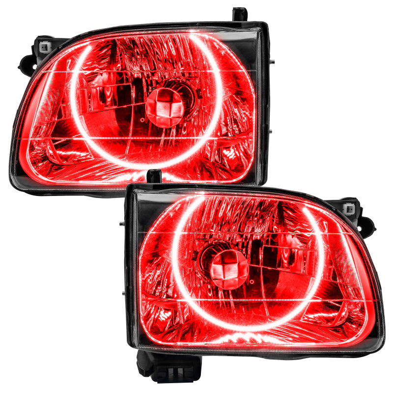 Oracle Lighting 01-04 Toyota Tacoma Pre-Assembled LED Halo Headlights -Red SEE WARRANTY