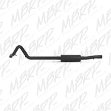 Load image into Gallery viewer, MBRP 12 Jeep Wrangler/Rubicon 3.6L V6 Cat Back Single Rear Exit Off-Road Black Exhaust