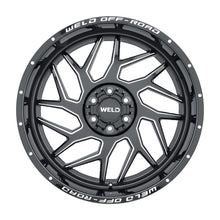 Load image into Gallery viewer, Weld Off-Road W117 20X10 Fulcrum 5X127 5X139.7 ET13 BS6.00 Gloss Black MIL 87.1