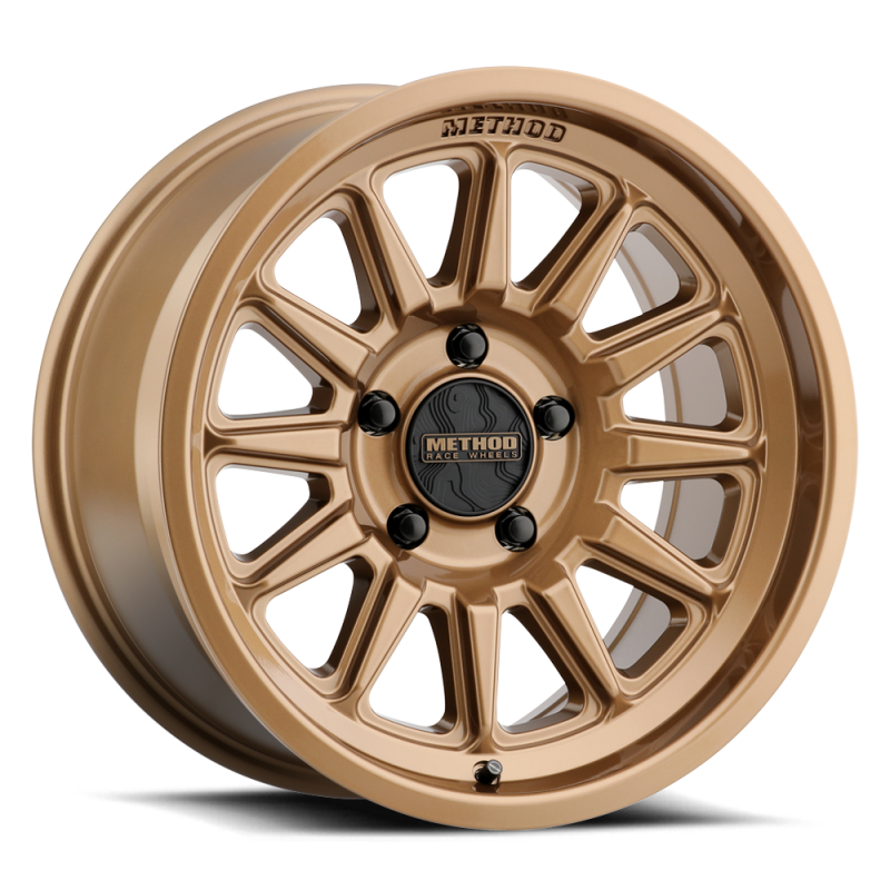 Method MR323 17x8.5 / 5x5 BP / 0ET / 4.72in BS / 71.5mm CB - Gloss Bronze Wheel